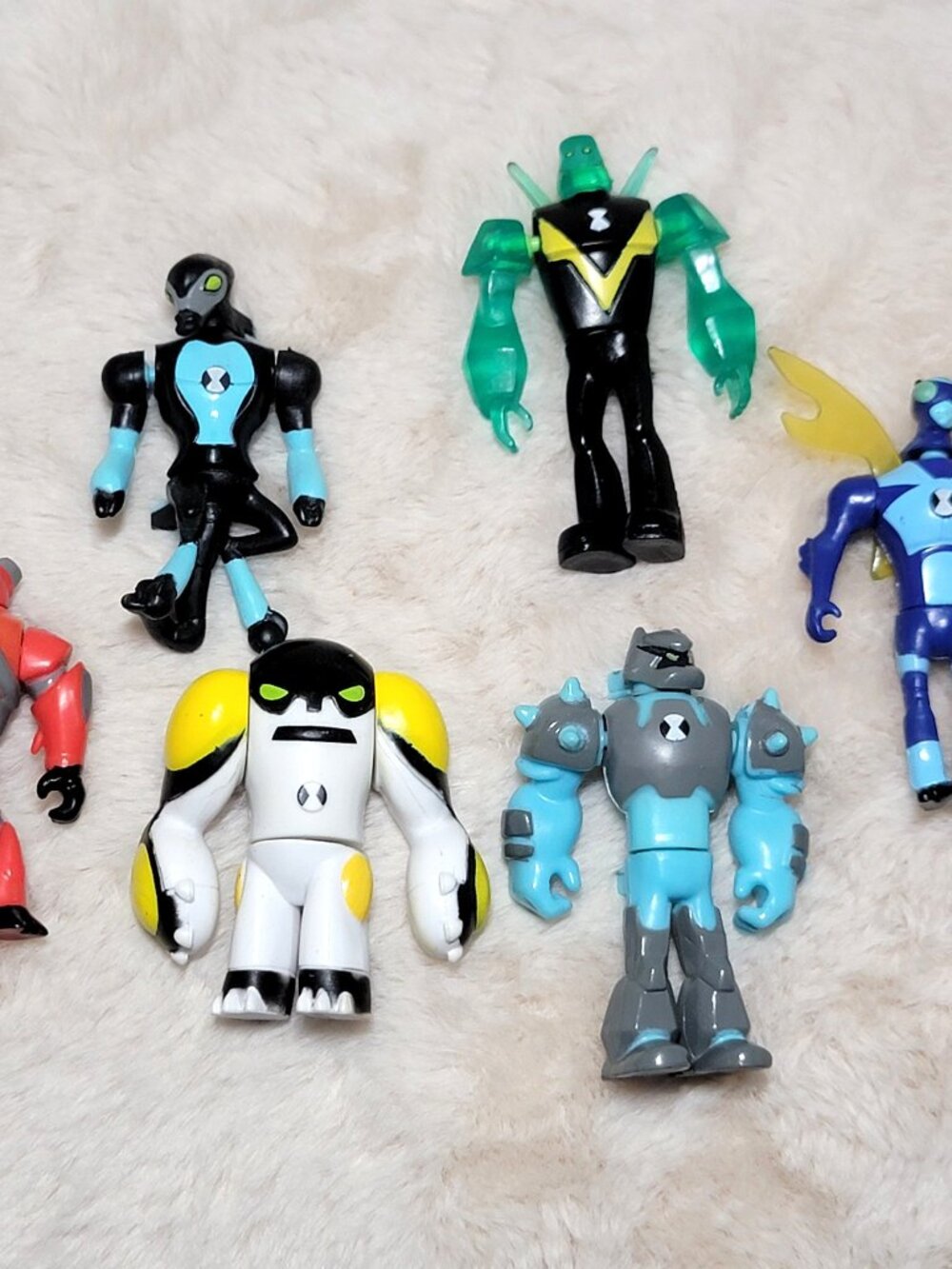 Ben 10 Alien Force Creation Chamber Creation 2.5" Figures Lot Of 6 C13